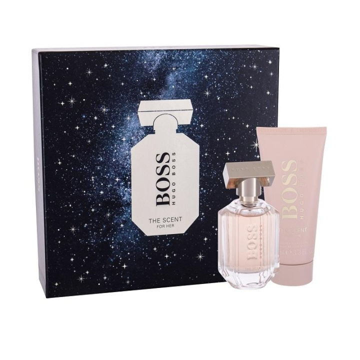 Giftset Hugo Boss The Scent for Her Edp 50ml + Body Lotion 100ml i gruppen SKØNHED & HELSE / Gaveæske / Gaveæske til hende hos TP E-commerce Nordic AB (C00497)