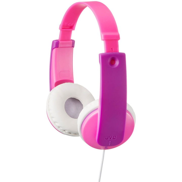 JVC Hovedtelefon On-Ear Barn KD7 85dB Rosa New i gruppen HJEMMEELEKTRONIK / Lyd & billede / Hovedtelefoner & Tilbehør / Hovedtelefoner hos TP E-commerce Nordic AB (C00529)