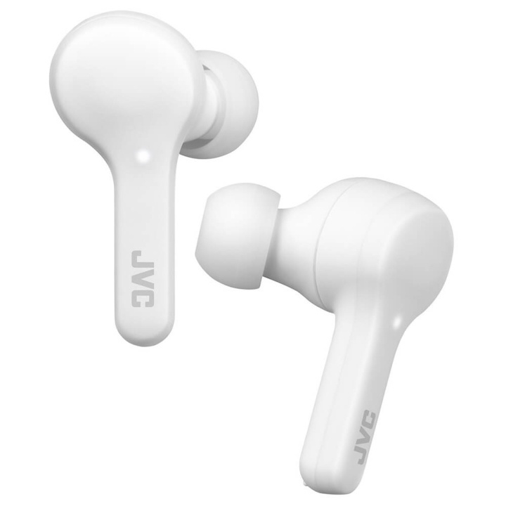 JVC Hörlur In-Ear True Wireless Gumy HA-A7T Vit i gruppen HJEMMEELEKTRONIK / Lyd & billede / Hovedtelefoner & Tilbehør / Hovedtelefoner hos TP E-commerce Nordic AB (C00536)