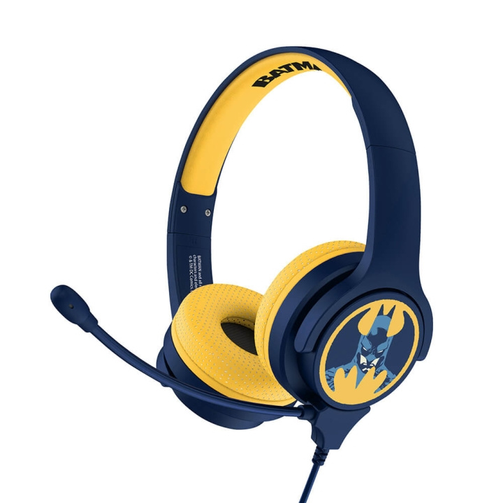 Batman Interaktiv hovedtelefon/headset On-Ear 85/94dB Bom-mikrofon i gruppen COMPUTERTILBEHØR / GAMING / Headset hos TP E-commerce Nordic AB (C00543)