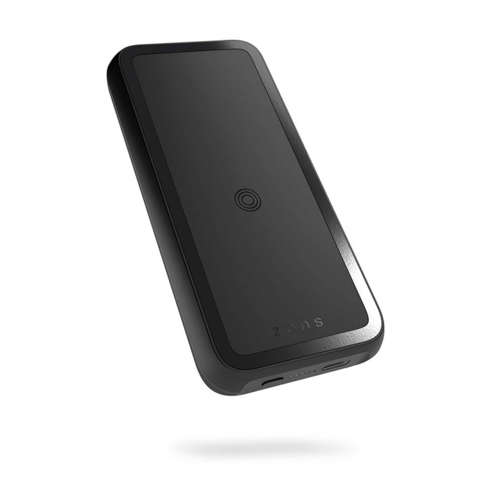 Zens Magnetisk Qi Powerbank One Side QI 10000mAh Sort i gruppen SMARTPHONES & TABLETS / Opladere og kabler / Powerbanks hos TP E-commerce Nordic AB (C00554)