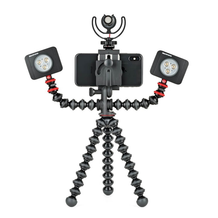 JOBY Stativkit Smartphone GorillaPod Rig Sort/Grå i gruppen SMARTPHONES & TABLETS / Øvrigt tilbehør / Docks, Stativ og Holder hos TP E-commerce Nordic AB (C00682)