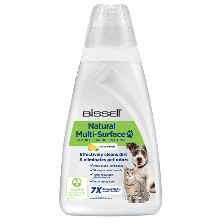 Bissell Rengøringsmiddel Natural Multi-Overflade Kæledyr 1L i gruppen HJEM, HUS & HAVE / Rengøringsmidler / Rengøringsmidler hos TP E-commerce Nordic AB (C00764)