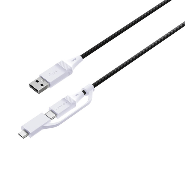 RAPTOR Kabel USB PS4/PS5 2.75m i gruppen HJEMMEELEKTRONIK / Spilkonsoller og tilbehør / Sony PlayStation 5 / Tilbehør hos TP E-commerce Nordic AB (C00837)