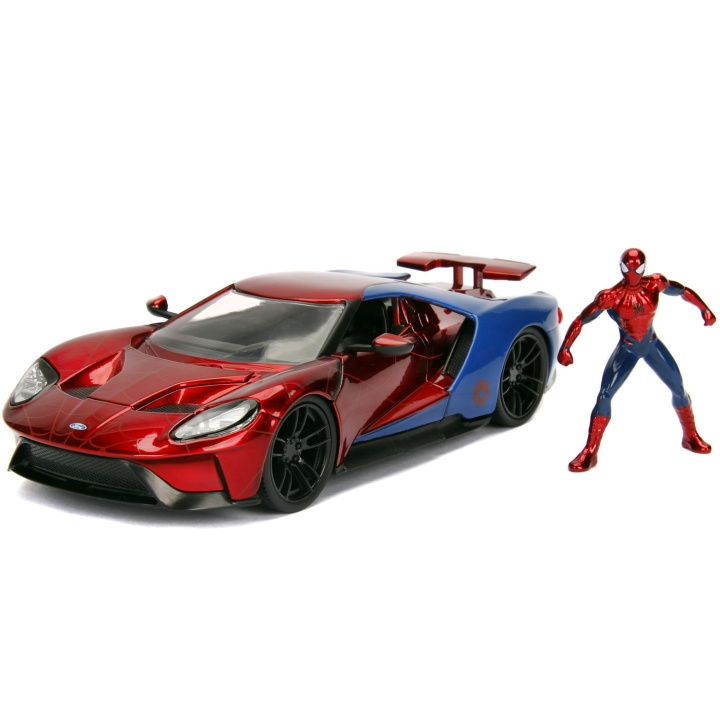 Marvel Spiderman 2017 Ford GT i gruppen LEGETØJ, BØRN & BABY / Legetøj / Legetøjsbiler hos TP E-commerce Nordic AB (C00873)