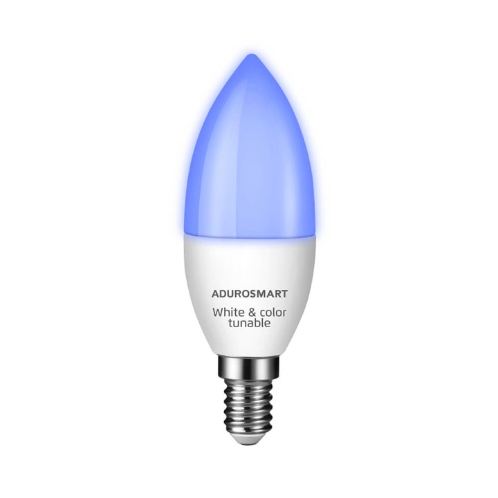 Adurosmart Lampa E14 RGBW Dimbar Zigbee i gruppen HJEM, HUS & HAVE / Smart hjem / Smart belysning hos TP E-commerce Nordic AB (C01389)