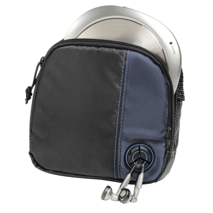 Hama CD-player Bag incl. 3x CDs Black/Blue i gruppen HJEMMEELEKTRONIK / Lagringsmedier / CD / DVD / BD-diske / CD / DVD-opbevaring hos TP E-commerce Nordic AB (C01409)