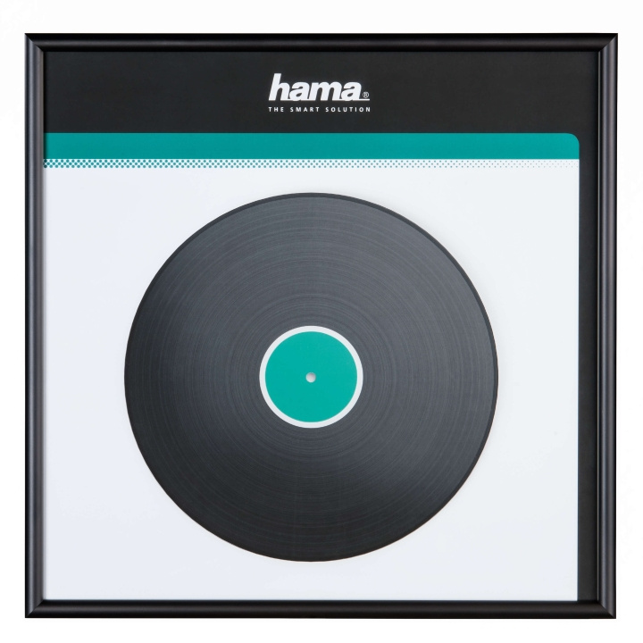 HAMA Ramme til LP-Cover 31.5x31.5cm Aluminium Sort i gruppen HJEMMEELEKTRONIK / Lagringsmedier / CD / DVD / BD-diske / CD / DVD-opbevaring hos TP E-commerce Nordic AB (C01440)