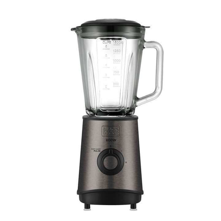 BLACK+DECKER Blender 800W Børstet Stål i gruppen HJEM, HUS & HAVE / Husholdningsapparater / Foodprocessor og køkkenassistenter / Mixer & Blender hos TP E-commerce Nordic AB (C01487)