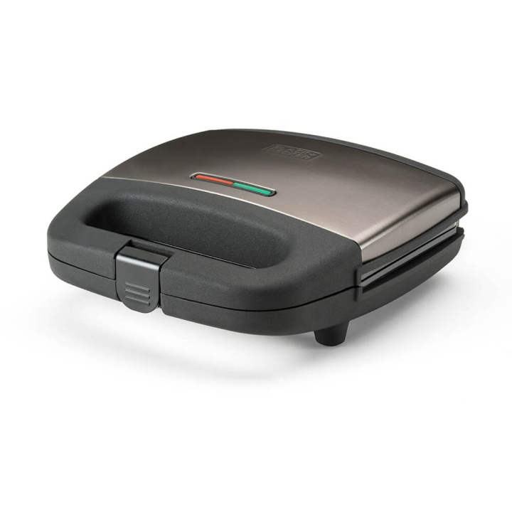 BLACK+DECKER Toast Grill 2-Pladers 750W i gruppen HJEM, HUS & HAVE / Husholdningsapparater / Brødristere & Sandwich Makers / Bordgrill & Raclette hos TP E-commerce Nordic AB (C01500)