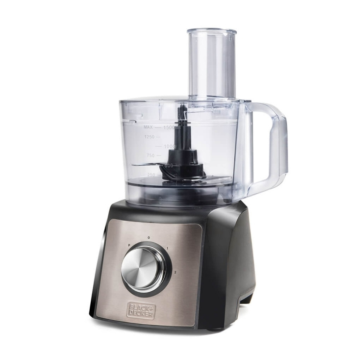BLACK+DECKER Matberedare 1200W Brushed i gruppen HJEM, HUS & HAVE / Husholdningsapparater / Foodprocessor og køkkenassistenter / Foodprocessor hos TP E-commerce Nordic AB (C01509)
