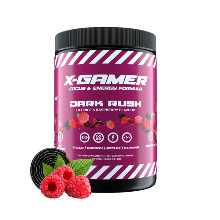 X-GAMER X-Tubz Dark Rush 600g i gruppen COMPUTERTILBEHØR / GAMING / Energidrikke for gamere hos TP E-commerce Nordic AB (C01566)