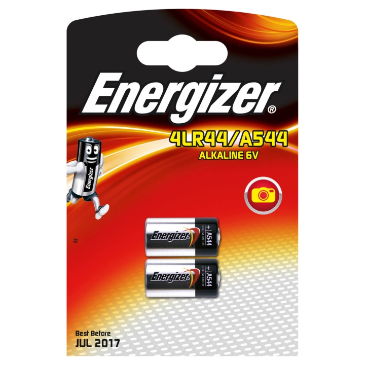 Energizer Batteri 4LR44/A544 Alkaline 2-pak i gruppen HJEMMEELEKTRONIK / Batterier og opladere / Batterier / Andet hos TP E-commerce Nordic AB (C01580)