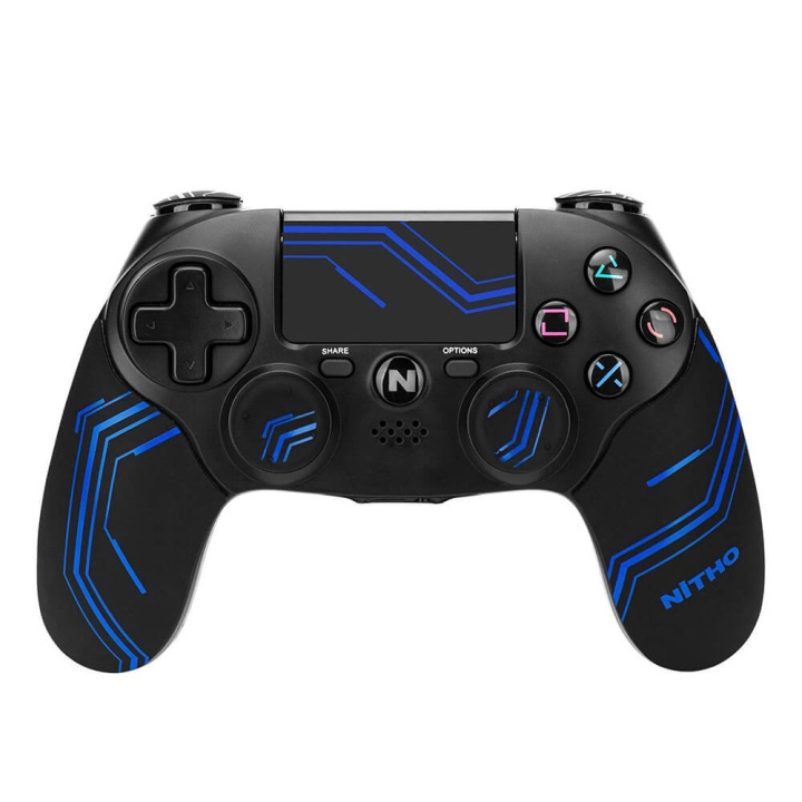 NITHO Controller Adonis Trådløs Glow PS4 PS3 PC i gruppen HJEMMEELEKTRONIK / Spilkonsoller og tilbehør / Sony PlayStation 4 / Tilbehør hos TP E-commerce Nordic AB (C01635)