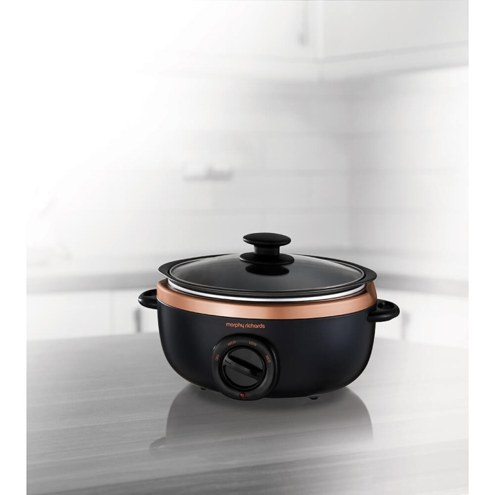 Morphy Richards Slow Cooker Rosegold 3,5L i gruppen HJEM, HUS & HAVE / Husholdningsapparater / Slowcookers hos TP E-commerce Nordic AB (C01743)