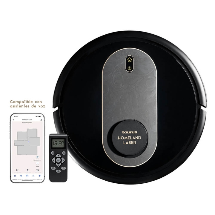 Taurus Robot Vacuum Cleaner Homeland Laser APP i gruppen HJEM, HUS & HAVE / Rengøringsmidler / Støvsugere og tilbehør / Robot Støvsuger hos TP E-commerce Nordic AB (C01784)