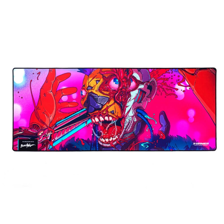 X-GAMER Gaming Musemåtte Cyber Bot 1100x450 i gruppen COMPUTERTILBEHØR / GAMING / Musemåtter hos TP E-commerce Nordic AB (C01797)