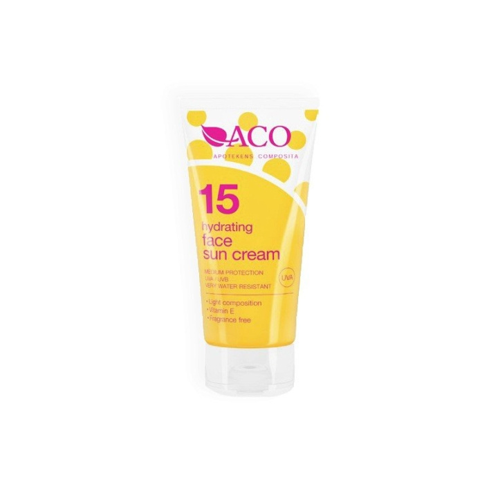 ACO Hydrating Face Sun Cream Spf 15 50ml i gruppen SKØNHED & HELSE / Hudpleje / Tanning / Solbeskyttelse hos TP E-commerce Nordic AB (C01894)