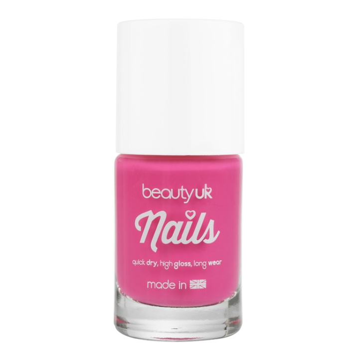Beauty UK Nails no.16 - Pink Pop 9ml i gruppen SKØNHED & HELSE / Manicure / pedicure / Neglelak hos TP E-commerce Nordic AB (C01908)