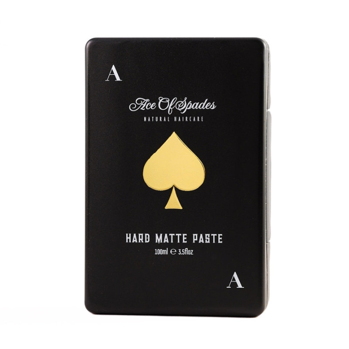 Ace of Spades Natural Haircare Hard Matte Paste 100ml i gruppen SKØNHED & HELSE / Hår og styling / Hår styling / Hår Voks hos TP E-commerce Nordic AB (C01952)