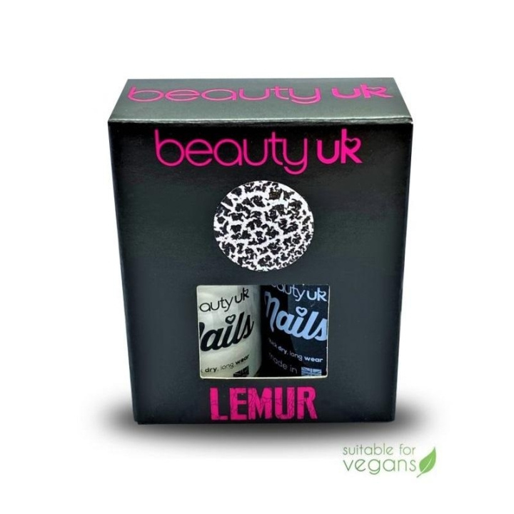 Beauty UK Nails Wild Things - Lemur 2x11ml i gruppen SKØNHED & HELSE / Manicure / pedicure / Neglelak hos TP E-commerce Nordic AB (C01999)