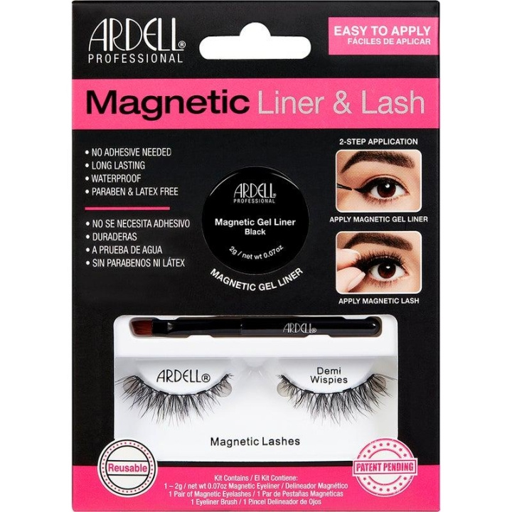 Ardell Magnetic Liner&Lash - Demi Wispies i gruppen SKØNHED & HELSE / Makeup / Øjne og øjenbryn / Falske øjenvipper hos TP E-commerce Nordic AB (C02011)