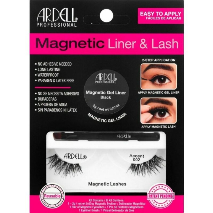 Ardell Magnetic Liner & Lash - Accent 002 i gruppen SKØNHED & HELSE / Makeup / Øjne og øjenbryn / Falske øjenvipper hos TP E-commerce Nordic AB (C02013)