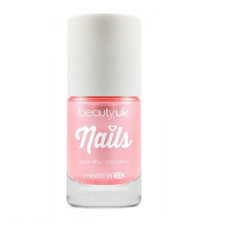 Beauty UK Candy Pearl Nail Polish - Rosa i gruppen SKØNHED & HELSE / Manicure / pedicure / Neglelak hos TP E-commerce Nordic AB (C02033)