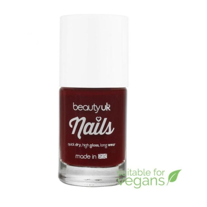 Beauty UK Nail Polish no.21 - Rouge Rendezvous i gruppen SKØNHED & HELSE / Manicure / pedicure / Neglelak hos TP E-commerce Nordic AB (C02068)