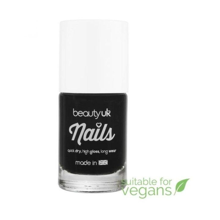 Beauty UK Nail Polish no.22 - Black Out i gruppen SKØNHED & HELSE / Manicure / pedicure / Neglelak hos TP E-commerce Nordic AB (C02069)