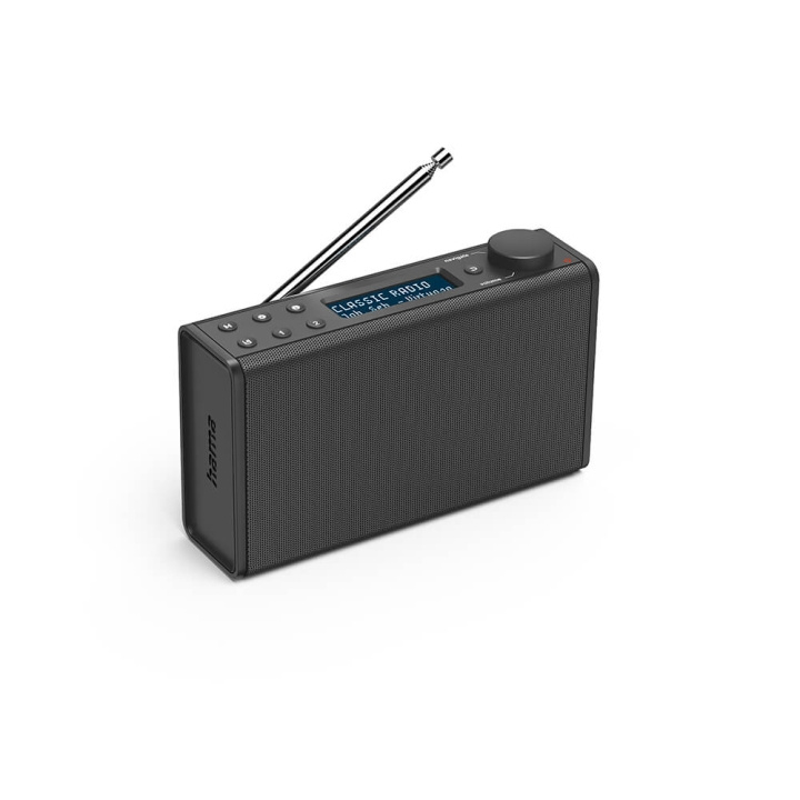 Hama Radio FM/DAB/DAB+ Batteridrift Sort i gruppen HJEMMEELEKTRONIK / Lyd & billede / Hjemmebiograf, HiFi & Bærbar / Radio og vækkeure / Radio hos TP E-commerce Nordic AB (C02181)