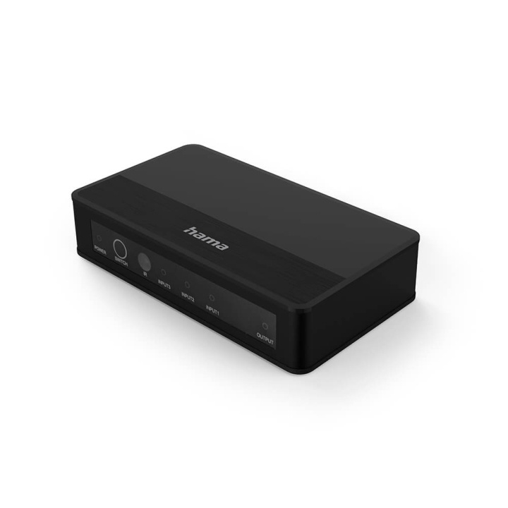 Hama Switch HDMI 3x1 4K i gruppen COMPUTERTILBEHØR / Kabler og adaptere / HDMI / VGA / DVI switche hos TP E-commerce Nordic AB (C02183)