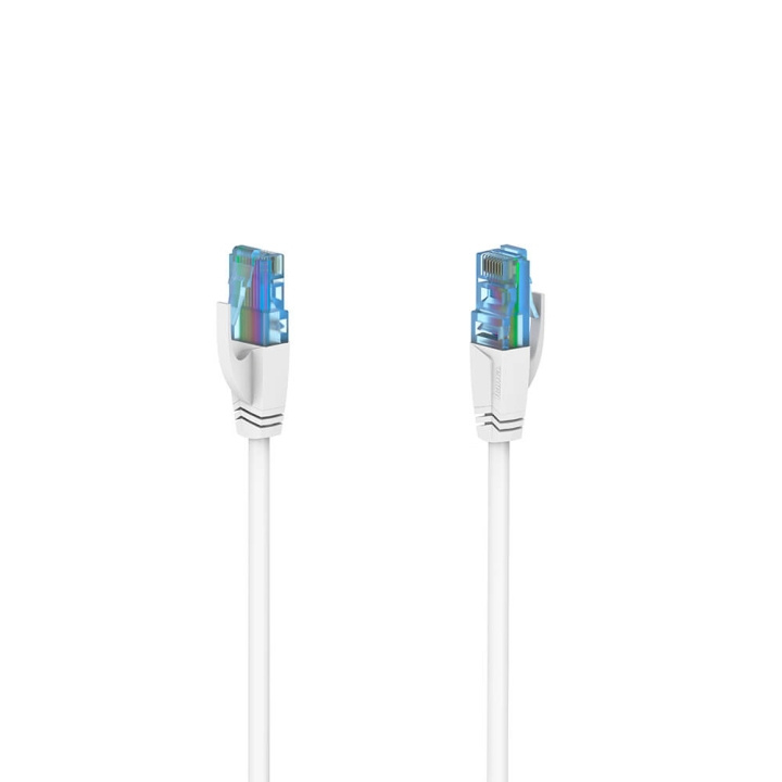 Hama Cable Network CAT6a U/UTP 0.5m White i gruppen COMPUTERTILBEHØR / Kabler og adaptere / Netværkskabler / Cat6 hos TP E-commerce Nordic AB (C02208)