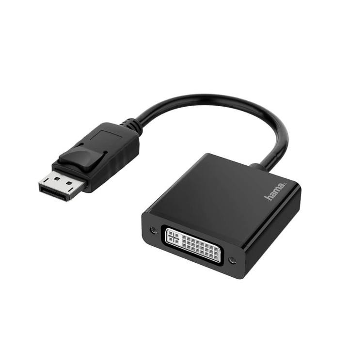 Hama Adapter Multimedia DisplayPort-DVI 4K i gruppen COMPUTERTILBEHØR / Kabler og adaptere / DisplayPort / Adaptere hos TP E-commerce Nordic AB (C02261)