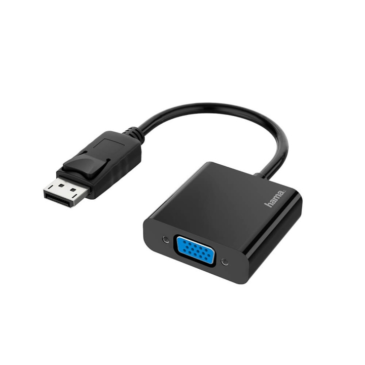 Hama Adapter Multimedia DisplayPort-VGA Full-HD 1080p i gruppen COMPUTERTILBEHØR / Kabler og adaptere / DisplayPort / Adaptere hos TP E-commerce Nordic AB (C02262)