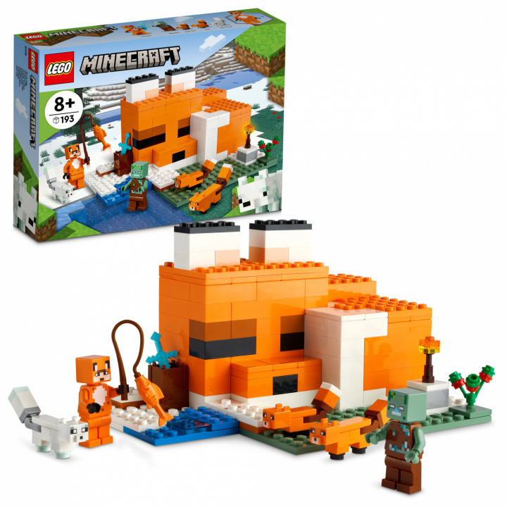 Lego Minecraft - Rävstugan i gruppen LEGETØJ, BØRN & BABY / Legetøj / Bygge legesager / Lego hos TP E-commerce Nordic AB (C02275)