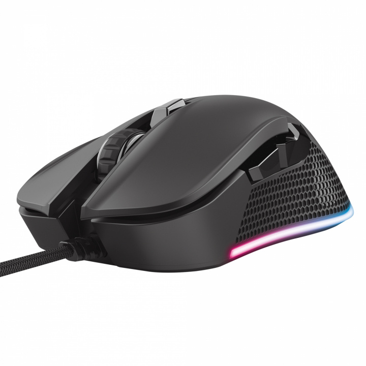 Trust GXT 922 Ybar Gaming Mouse, Svart i gruppen COMPUTERTILBEHØR / Mus og tastatur / Mus / Gaming hos TP E-commerce Nordic AB (C02394)