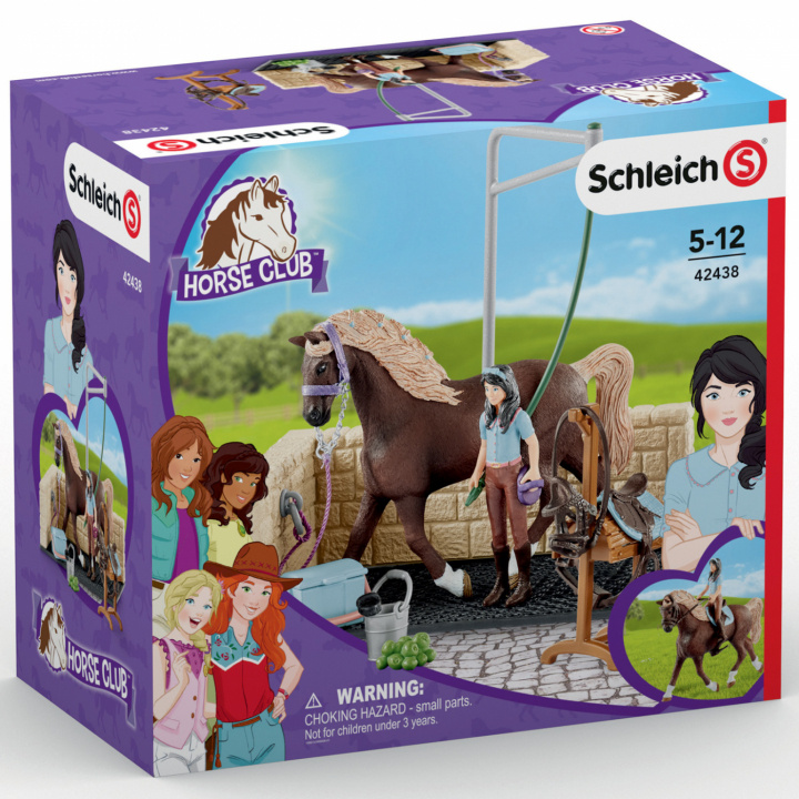 Schleich Washing area with Horse Club Emily & Luna i gruppen LEGETØJ, BØRN & BABY / Legetøj / Figurer, miniaturer og tilbehør hos TP E-commerce Nordic AB (C02404)