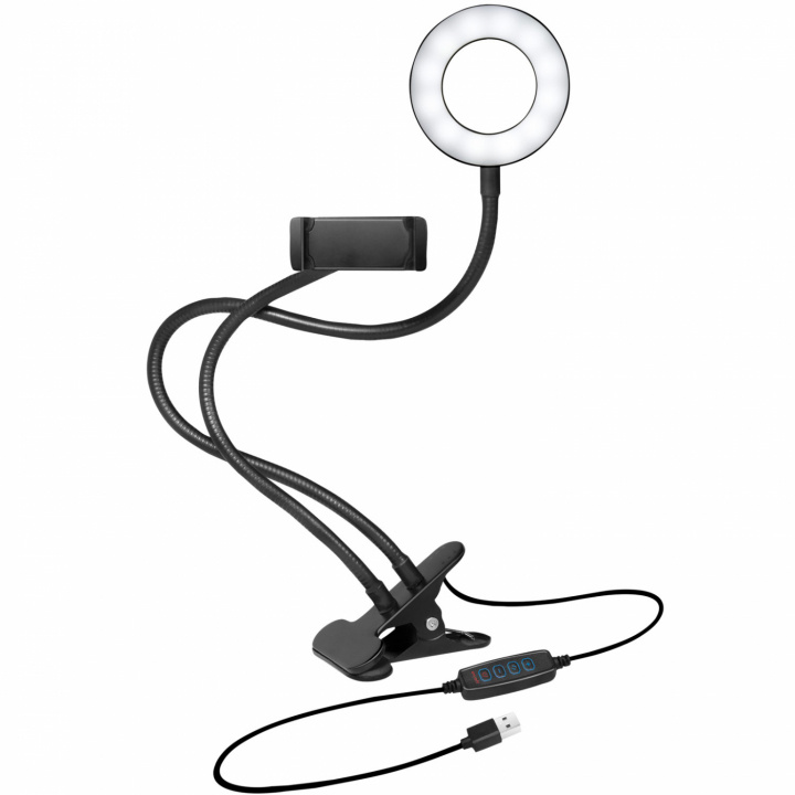 Ring light för smartphone Ø8,5 i gruppen HJEMMEELEKTRONIK / Foto og video / Fotografi udstyr / Ring light hos TP E-commerce Nordic AB (C02664)