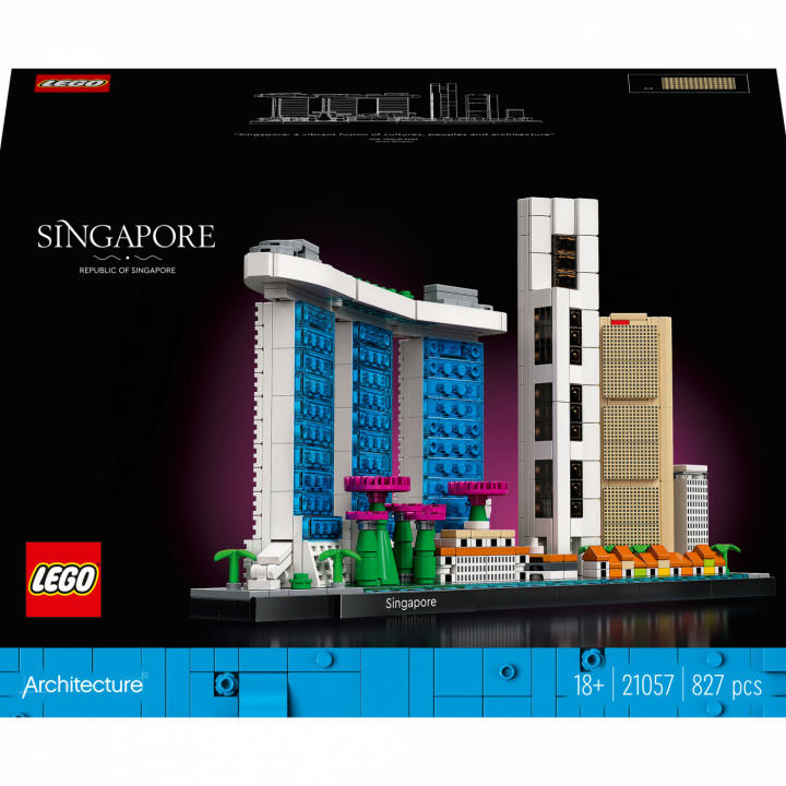LEGO Architecture - Singapore i gruppen LEGETØJ, BØRN & BABY / Legetøj / Bygge legesager / Lego hos TP E-commerce Nordic AB (C02692)