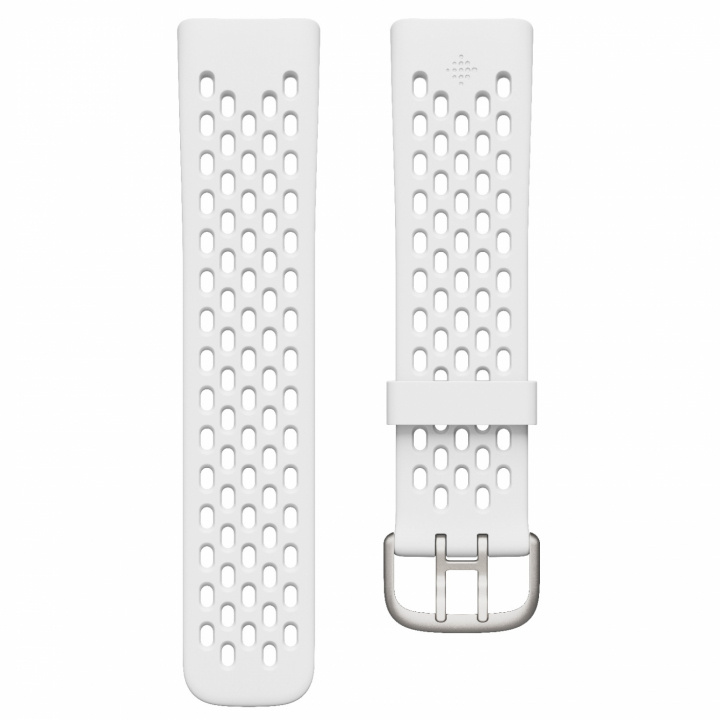 Charge 5, Sport Band Frost Whi i gruppen SPORT, FRITID & HOBBY / Smartwatch & Aktivitetsmåler / Tilbehør hos TP E-commerce Nordic AB (C02745)