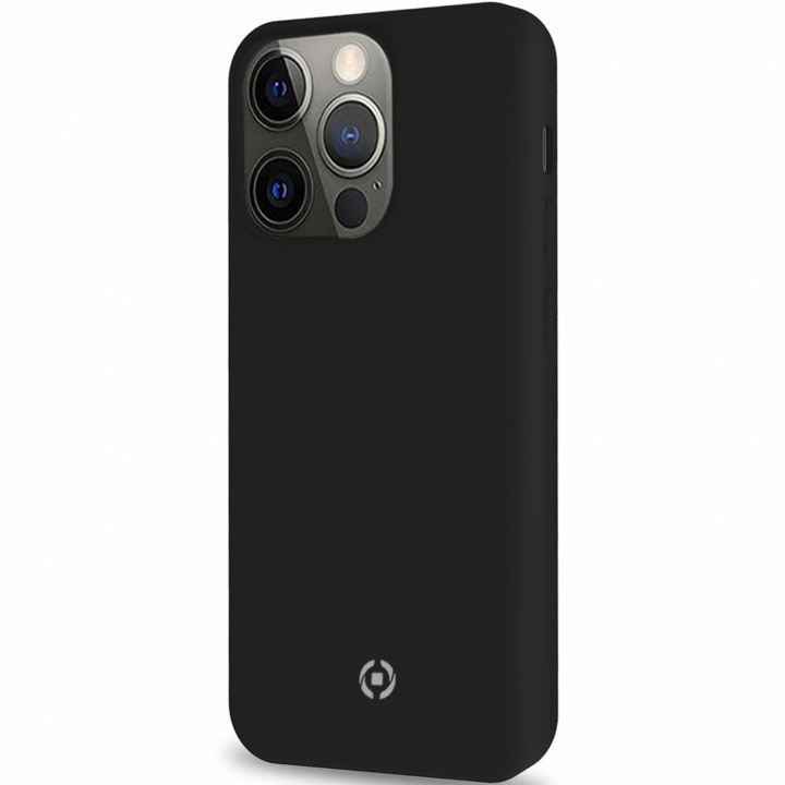 Celly Cromo Soft rubber case iPhone 13 Pro, Black i gruppen SMARTPHONES & TABLETS / Mobil Beskyttelse / Apple / iPhone 13 Pro / Cover hos TP E-commerce Nordic AB (C02815)