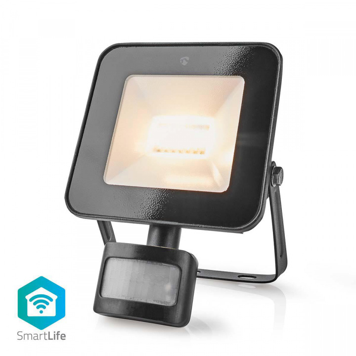 Nedis Smartlife udendørs lys | Bevægelsesføler | 1500 lm | Wi-Fi | 20 W | Dæmpet Hvid | 3000 - 6500 K | Aluminium | Android™ / IOS i gruppen HJEM, HUS & HAVE / Smart hjem / Smart belysning hos TP E-commerce Nordic AB (C03296)