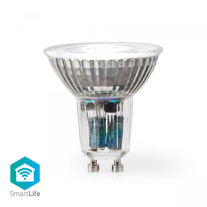 Nedis SmartLife LED-Spot | Wi-Fi | GU10 | 345 lm | 5 W | Varm til kølig hvid | 2700 - 6500 K | Energiklasse: G | Android™ / IOS | PAR16 | 1 stk i gruppen HJEM, HUS & HAVE / Smart hjem / Smart belysning hos TP E-commerce Nordic AB (C03306)