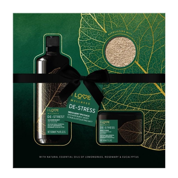 Giftset I Love Wellness De-stress Indulgent Spa Pack i gruppen SKØNHED & HELSE / Gaveæske / Gaveæske til hende hos TP E-commerce Nordic AB (C03358)