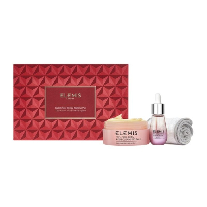 Giftset Elemis English Rose Infused Radiance Duo i gruppen SKØNHED & HELSE / Gaveæske / Gaveæske til hende hos TP E-commerce Nordic AB (C03362)