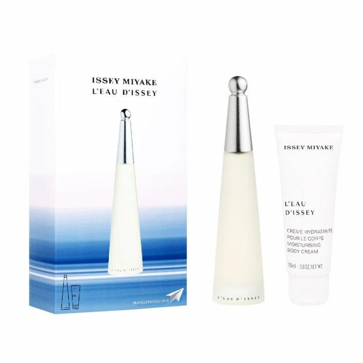 Giftset Issey Miyake L\'Eau d\'Issey Edt 100ml + Body Lotion 75ml i gruppen SKØNHED & HELSE / Gaveæske / Gaveæske til hende hos TP E-commerce Nordic AB (C03367)