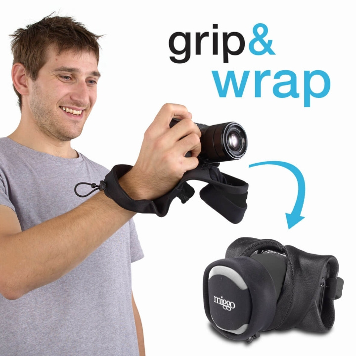 MYMIGGO MIGGO Kamera Wrap/Grip 30 Spejlløs Sort i gruppen HJEMMEELEKTRONIK / Foto og video / Fotografi udstyr / Kameratasker hos TP E-commerce Nordic AB (C03624)