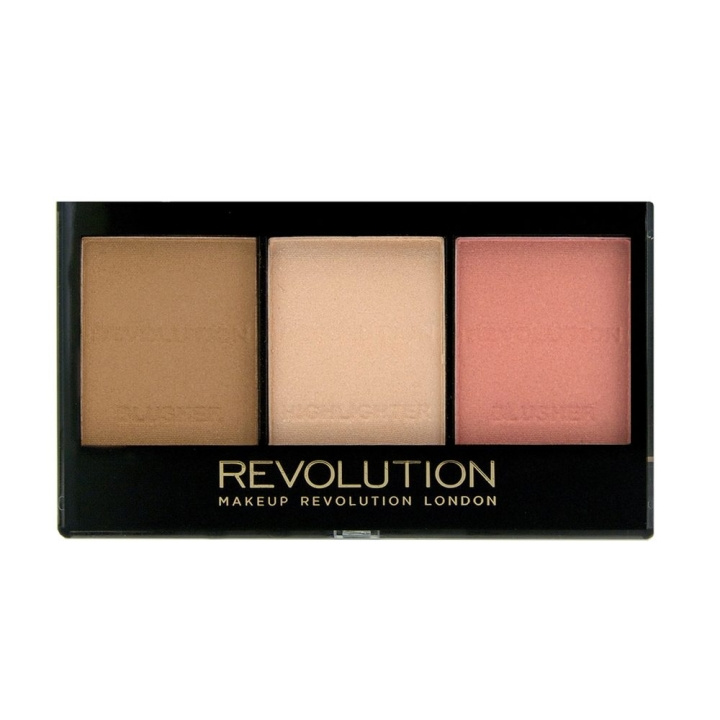 Makeup Revolution Ultra Sculpt & Contour Kit - Ultra Fair C01 i gruppen SKØNHED & HELSE / Makeup / Makeup ansigt / Rouge / Bronzer hos TP E-commerce Nordic AB (C03645)