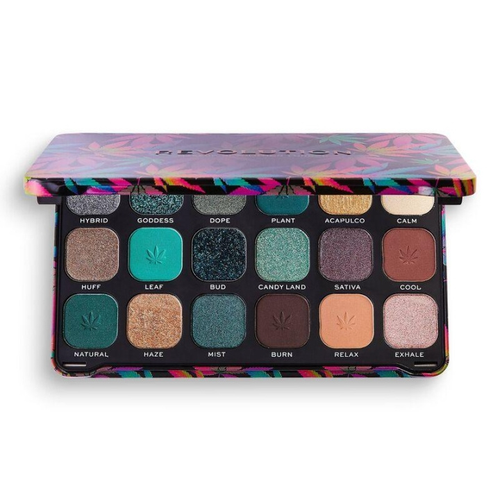 Makeup Revolution Forever Flawless Chilled with Cannabis Sativa Palette i gruppen SKØNHED & HELSE / Makeup / Øjne og øjenbryn / Øjenskygge hos TP E-commerce Nordic AB (C03682)